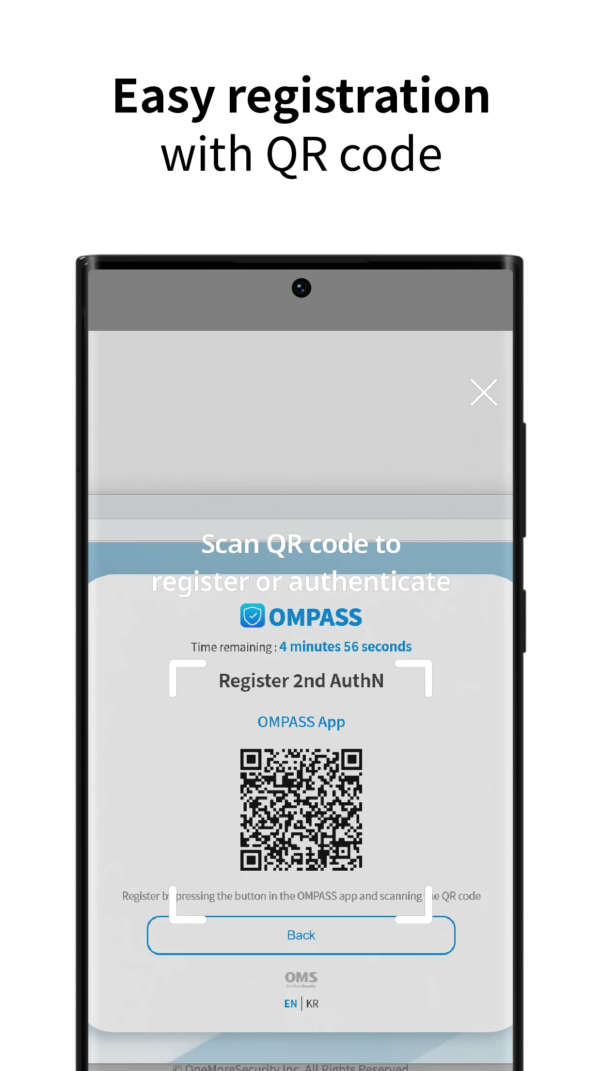 OMPASS - simple authentication screenshot